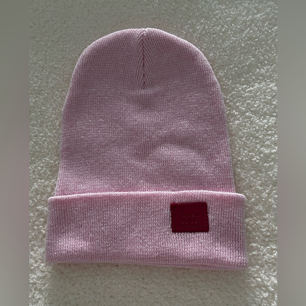 Love Your Melon Baby Pink Light Knit Hat One Size Fits Most BNWT